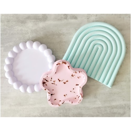 Cr&eacute;es en pl&acirc;tre et moules silicone