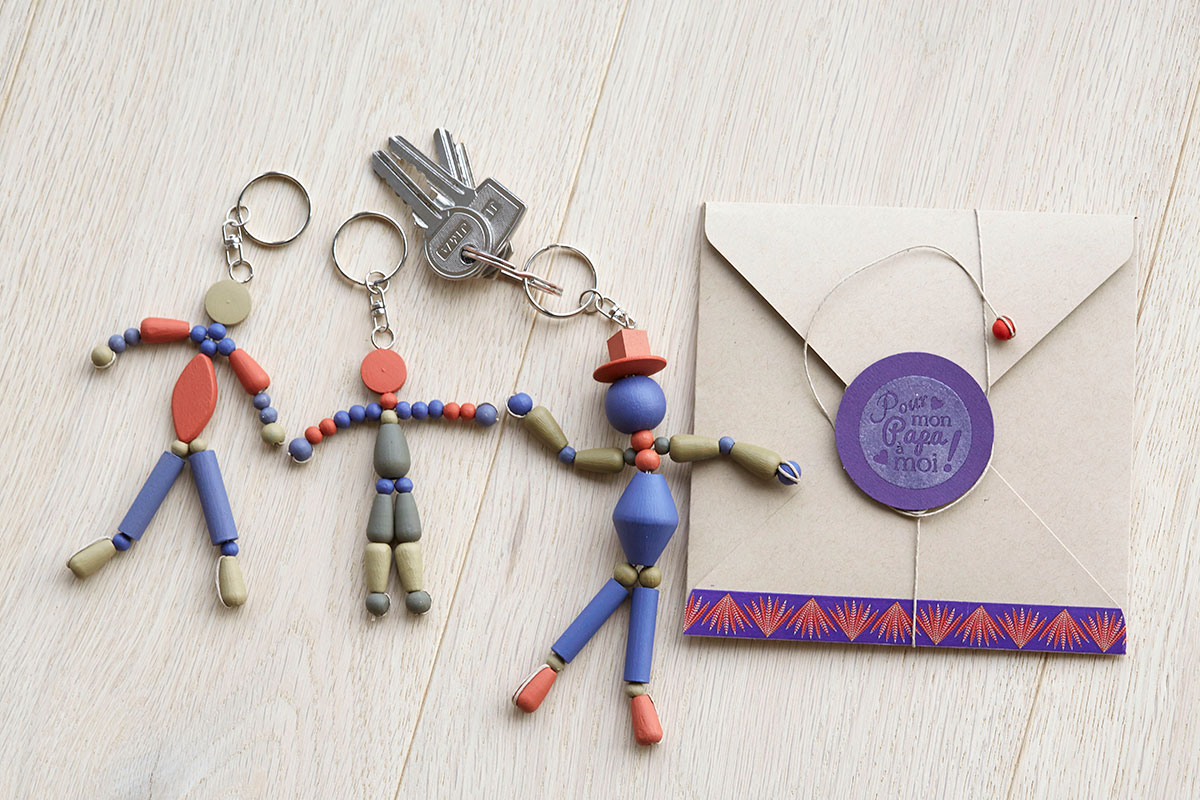 Porte-clés pour la fête des pères