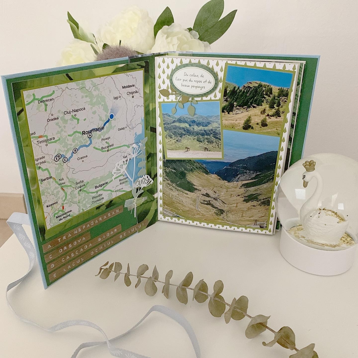 Tuto mini-album de vacances en cartonnettes scrapbooking 