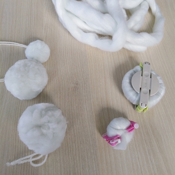 Fabriquer des pompons tout doux