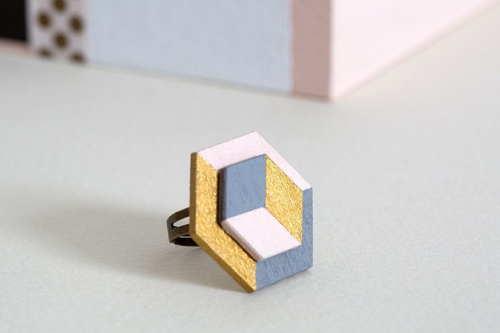 DIY - Bague géométrique