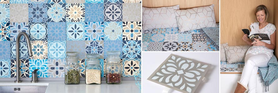 Effet carreaux de ciment - Home déco