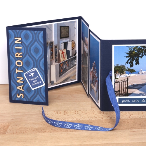 La carte Blue Ethnic