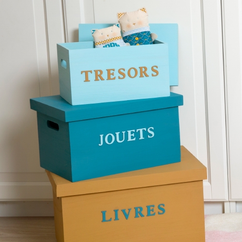 Personnaliser des boites de rangement pour jouets - Artemio
