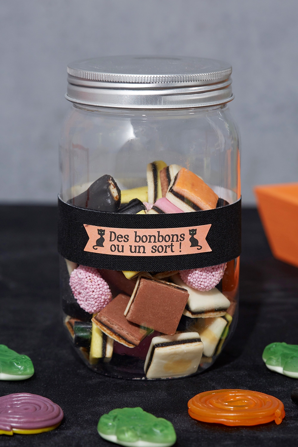 Pot à bonbons d'Halloween