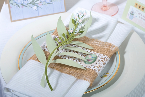 Rond de serviette mariage DIY