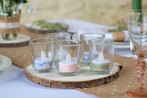 Photophore de table DIY - Love Story Artemio