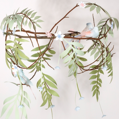 Love Story Artemio - Couronne de fleurs en papier