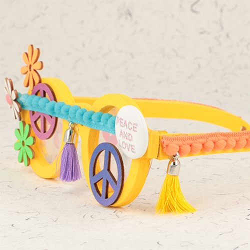 Déguisement DIY : Les lunettes hippie