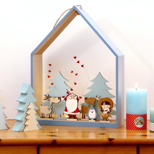 Maisonnette en bois My Little Chritmas 