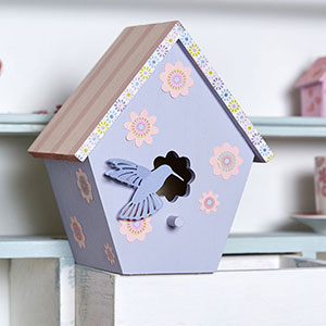 Nichoir décoré