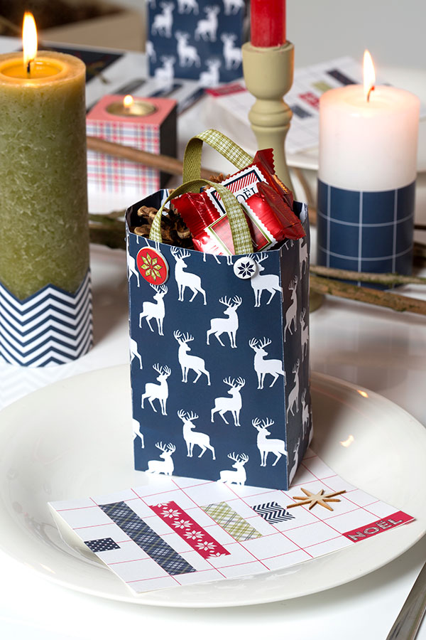 Déco de table Noël Écossais 