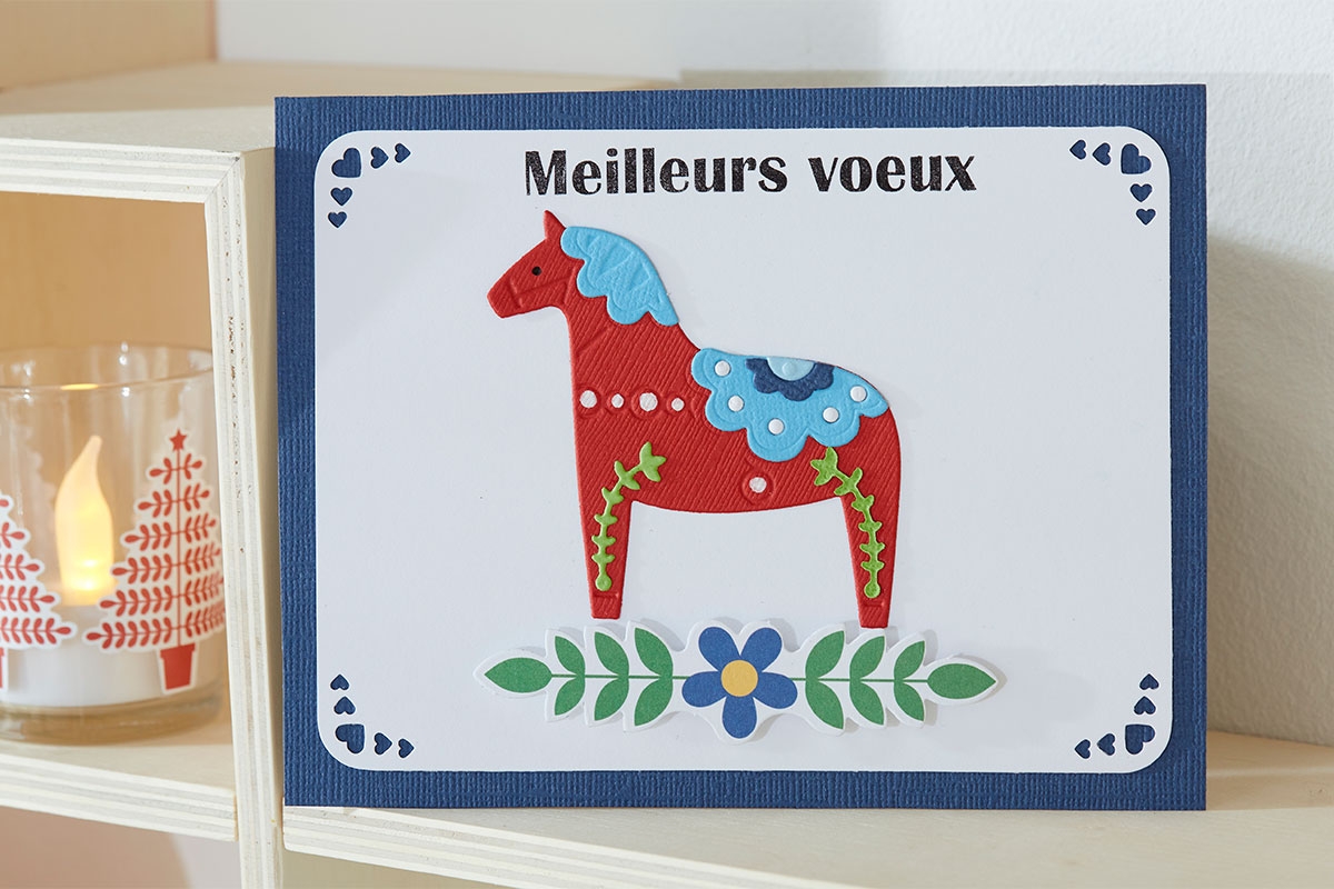 Carte de Noël Dies Noël Folk Artemio