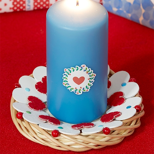 Décorer des bougies pour Noël