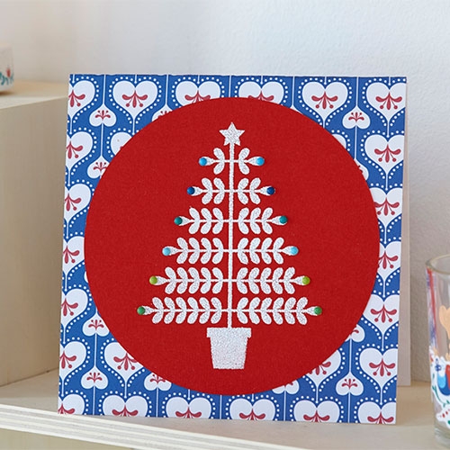 Carte de Noël folk Artemio