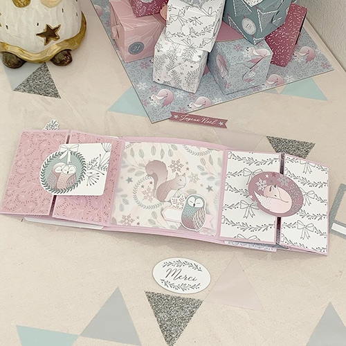 Comment faire un mini-album scrap pour Noël ?