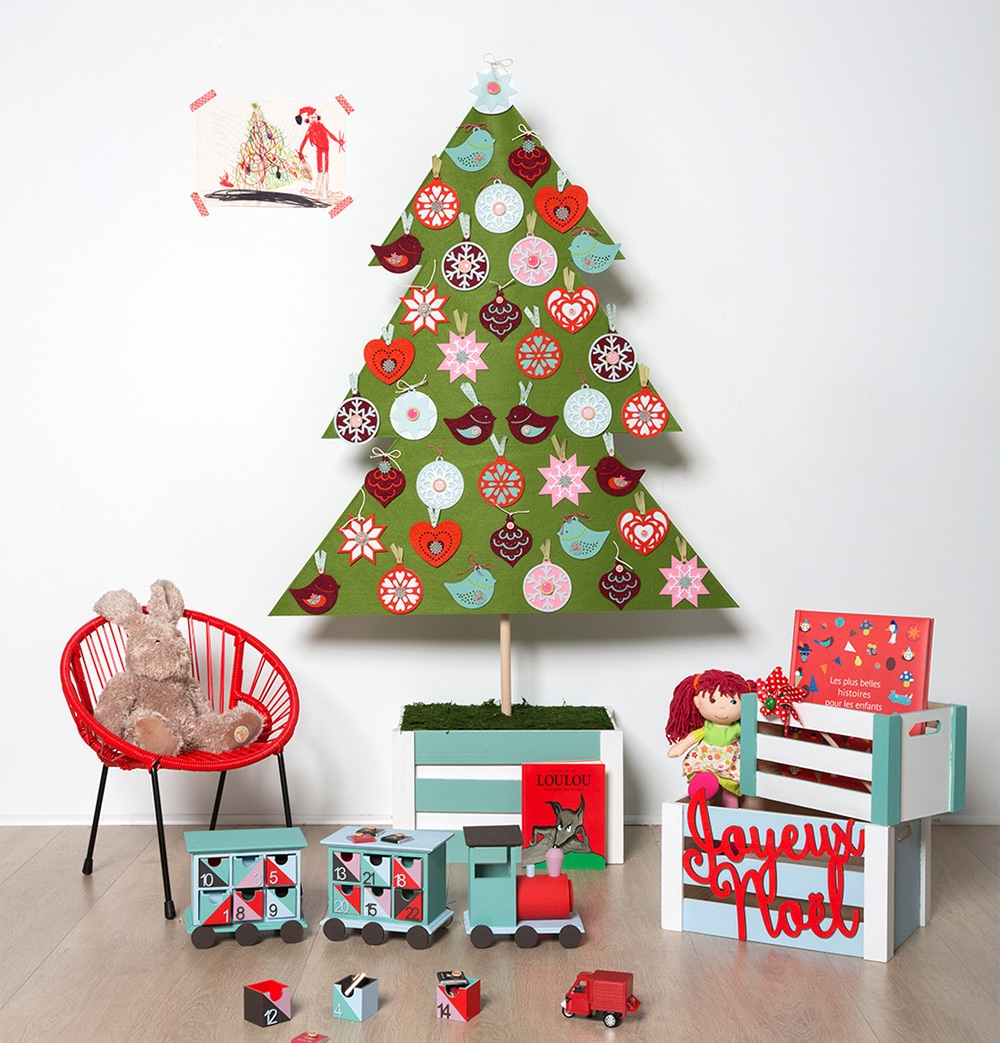 Sapin de Noël pour petits espaces
