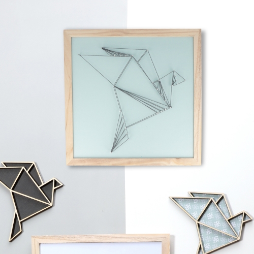 Cadre origami en stringart