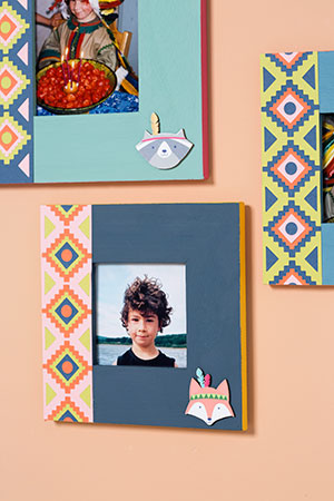 Cadres photos décorés