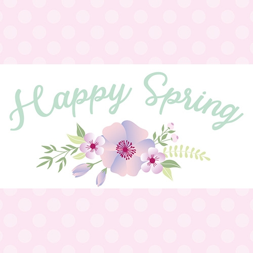 Collection scrapbooking home deco Happy spring Artemio