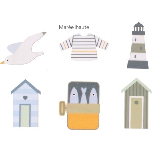 Collection scrapbooking et home deco Mar&eacute;e haute