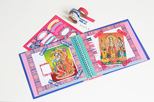Kit album scrap flower power