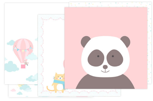 Bloc de papiers scrap bébé - Adorable
