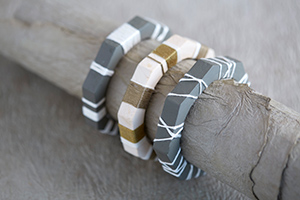 Bracelets en bois à peindre