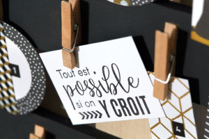 Tampon transparent - message positif