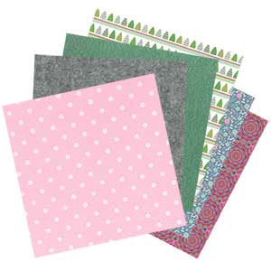 Feuilles de feutrine