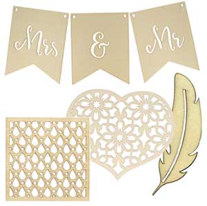 silhouettes en bois - embellissement