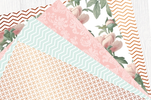 Bloc de papiers scrap Secret Garden