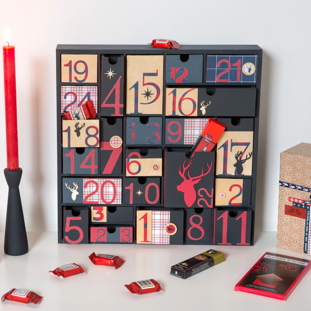 Calendrier de l'Avent Noël Ecossais